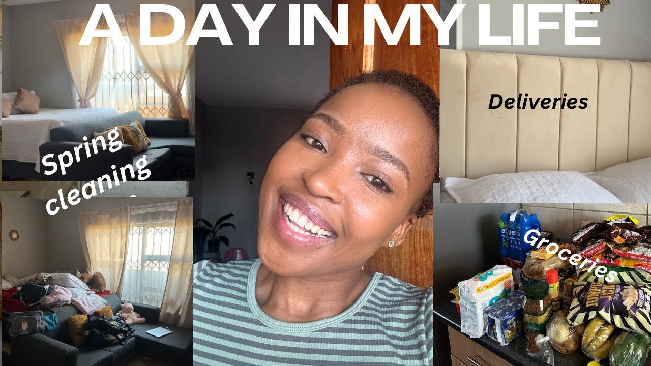 VLOGTOBER | GROCERY HAUL | TAKEALOT HEADBOARD UNBOXING