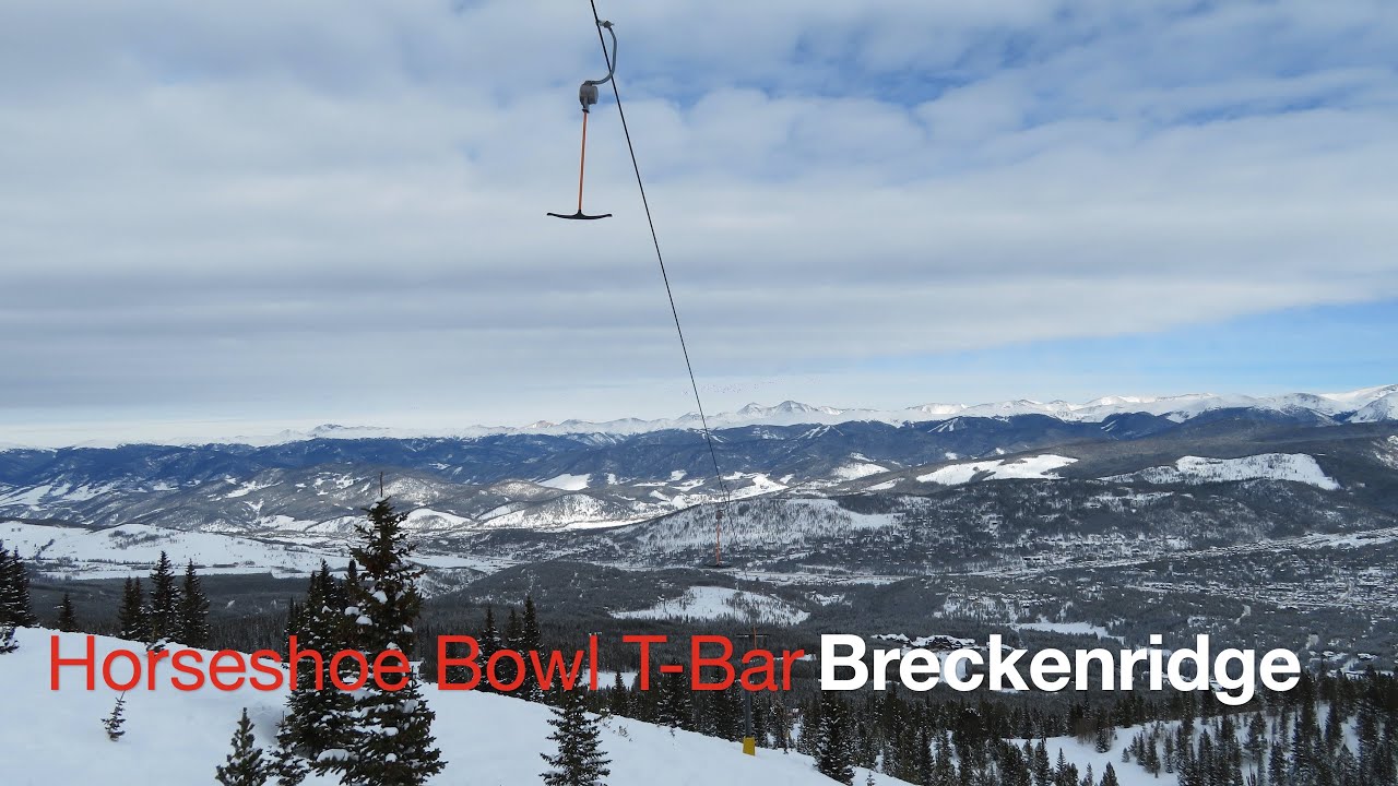 Breckenridge Horseshoe Bowl T-BAR Full Ride Experience 2023