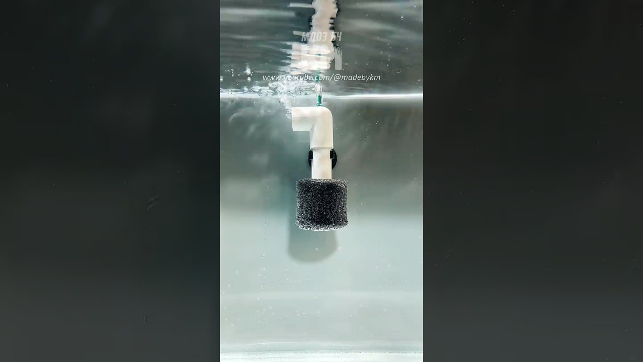 Easy DIY Mini Sponge Filter for Nano Aquariums!