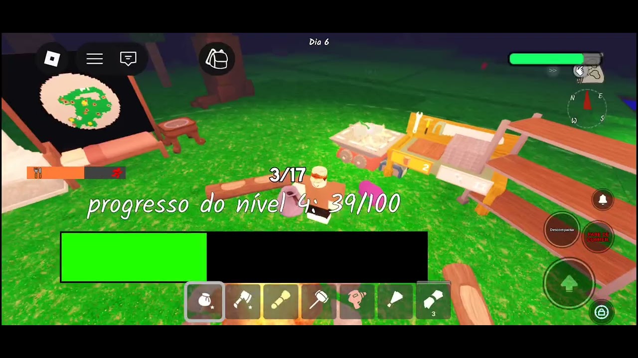 Jogando 99 noites na floresta com a isa