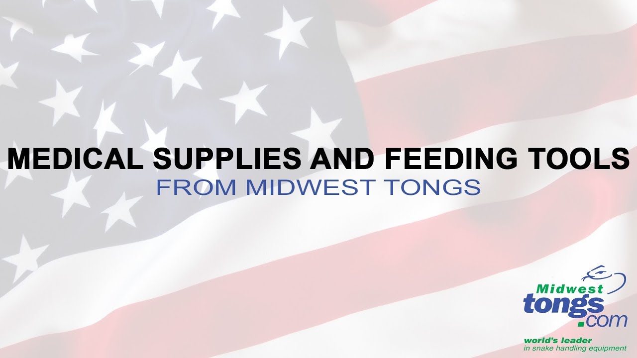 Herpetological Medical Supplies and Feeding Tools | By Midwest Tongs