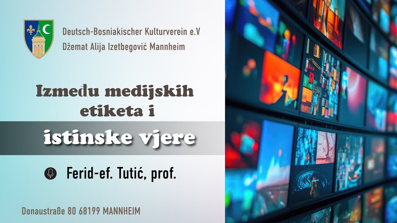 Između medijskih etiketa i istinske vjere - Ferid-ef. Tutić, prof.