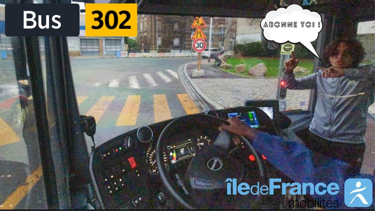 Bus 302 RATP | La Courneuve Six Routes/Paris - Gare du Nord - 4K