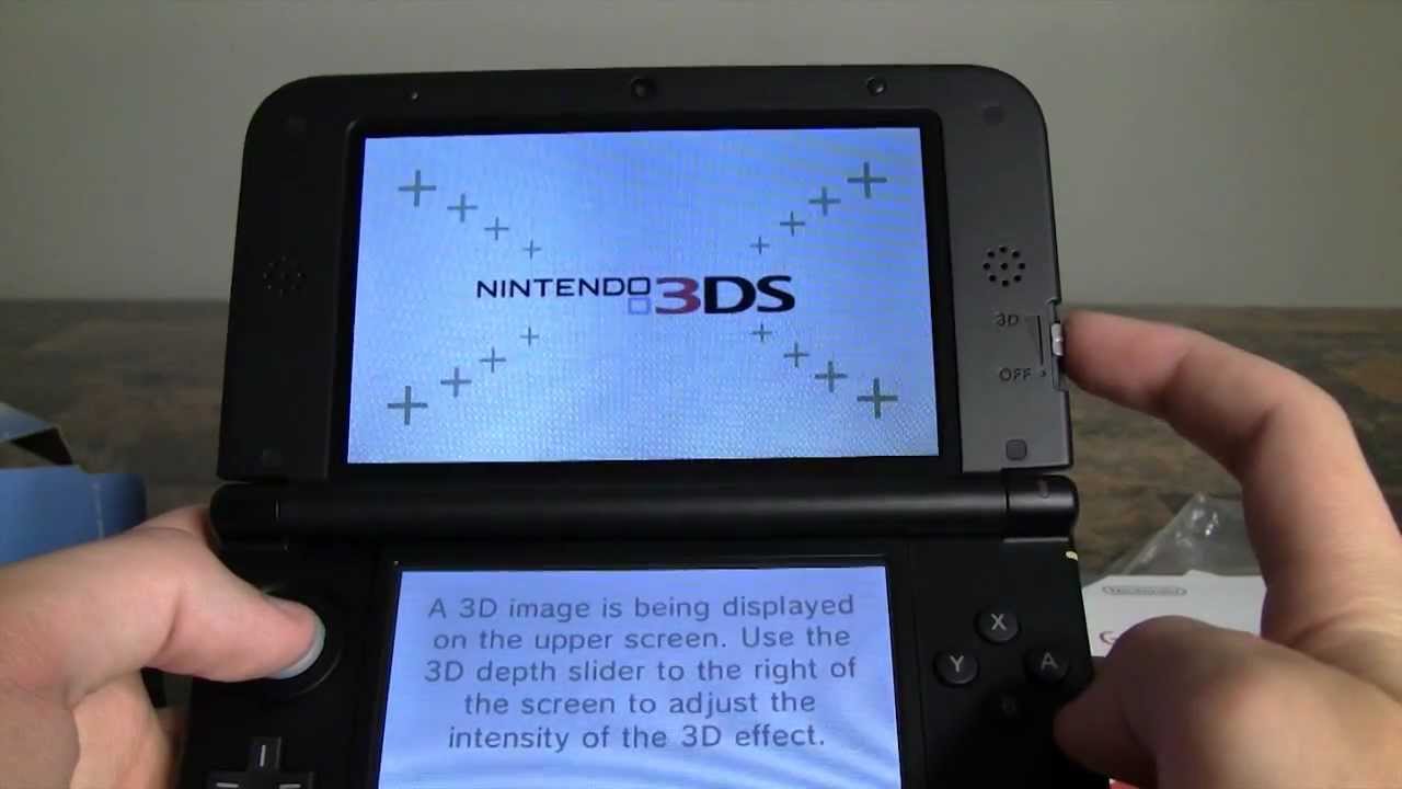 Распаковка Nintendo 3DS XL