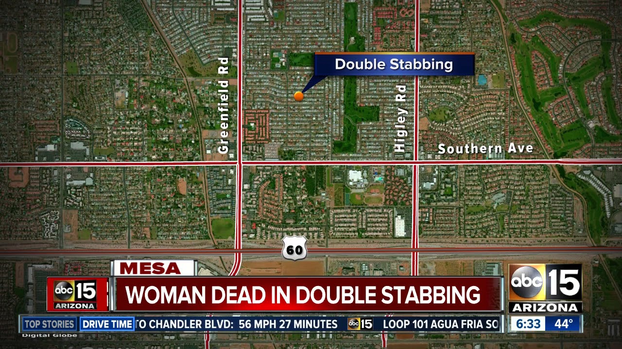 Woman found dead after man calls Mesa police saying he stabbed wife, himself
