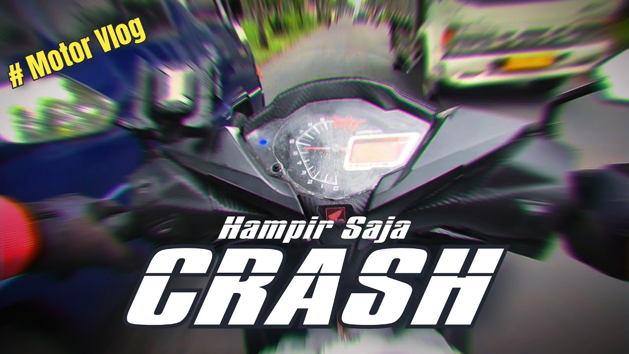 HAMPIR SAJA CRASH!! HATI SAMPAI BERDETAK KENCANG😱 - #motorvlog 