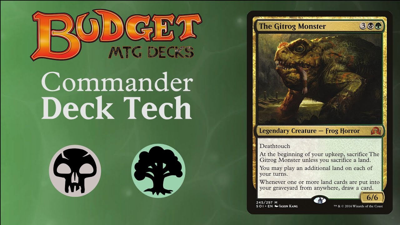 Budget The Gitrog Monster - EDH/Commander LANDS MATTER