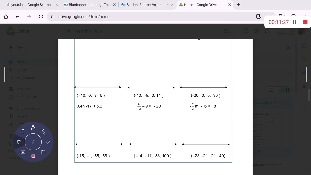 Inequality Guided notes