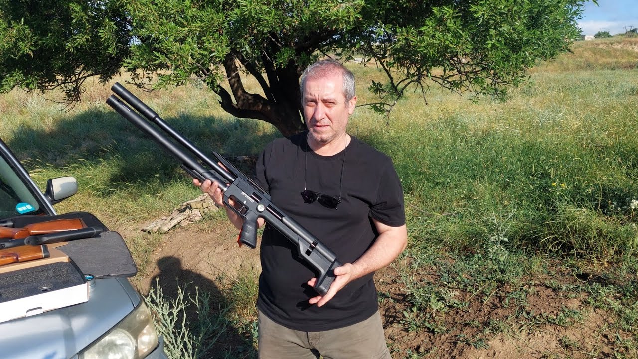 პნევმატური თოფი.  M 60.  pcp 4.5 mm მეორე ნაწილი