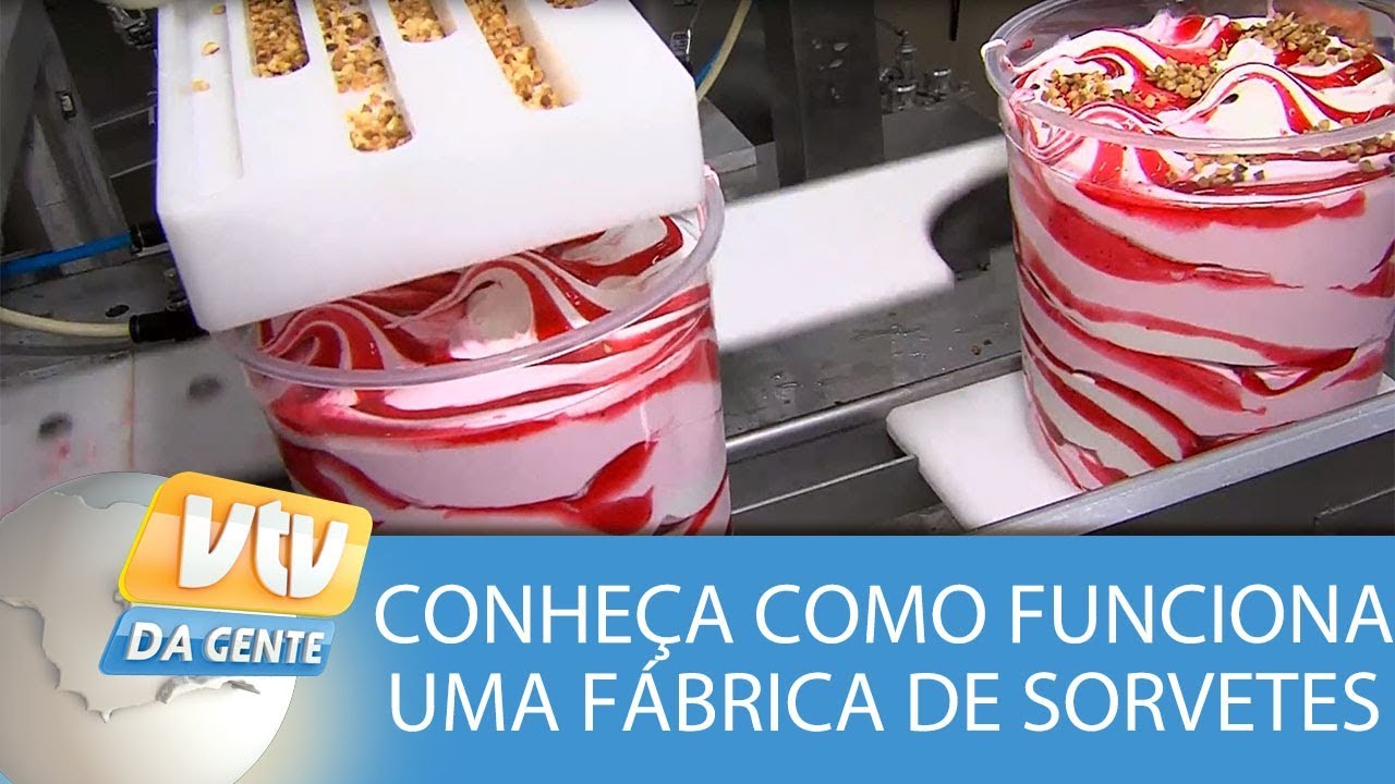 Conheça como funciona uma fábrica de sorvetes