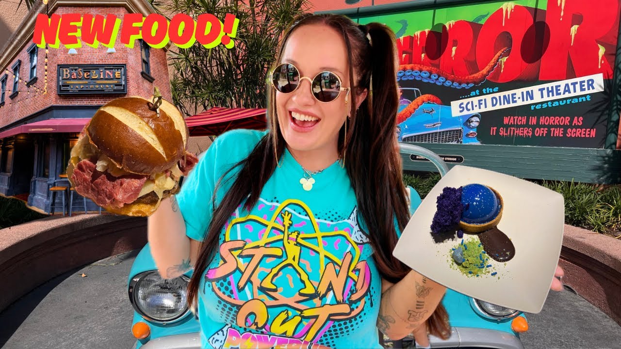 NEW FOOD In Disney's Hollywood Studios- Sci-Fi & Baseline Tap House | Disney World