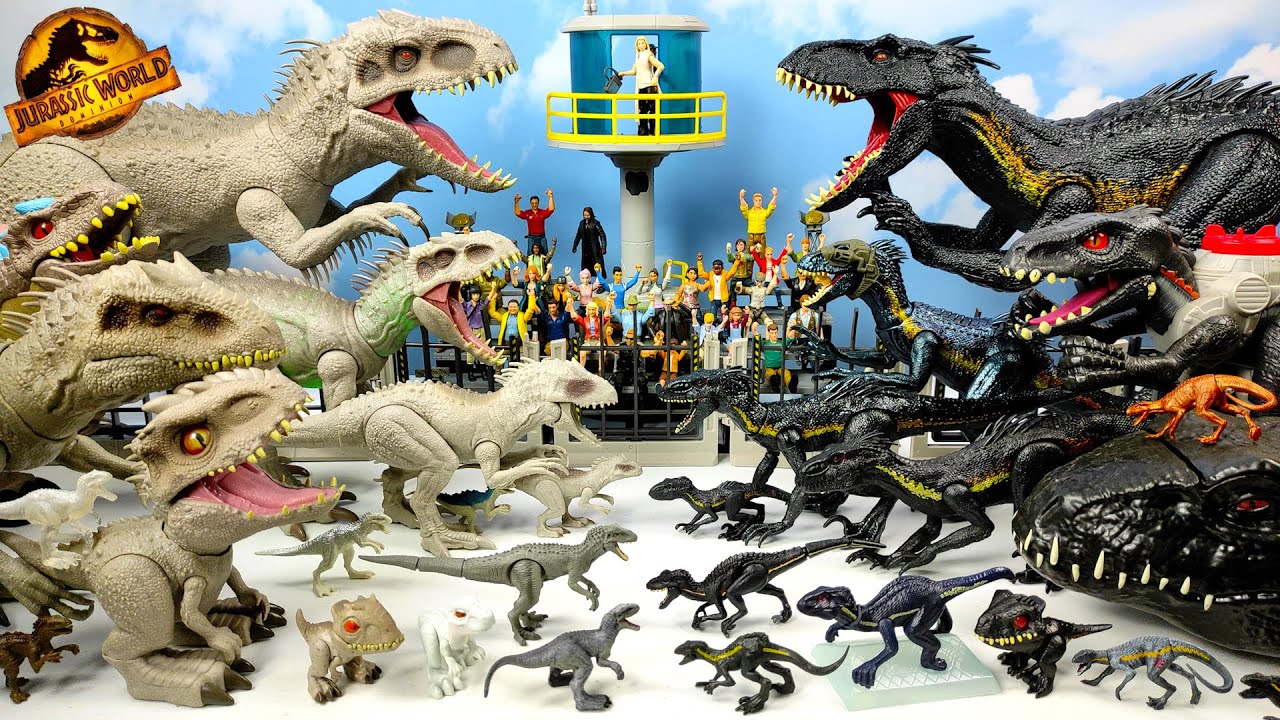 INDOMINUS REX VS INDORAPTOR  de JURASSIC WORLD REBIRTH