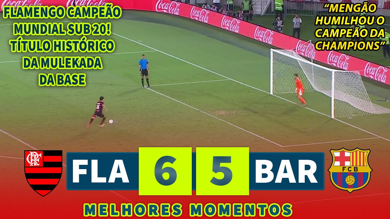 DISPUTA DE PENALTIS E FLAMENGO CAMPEÃO MUNDIAL SUB 20 | Flamengo x Barcelona | Melhores Momentos