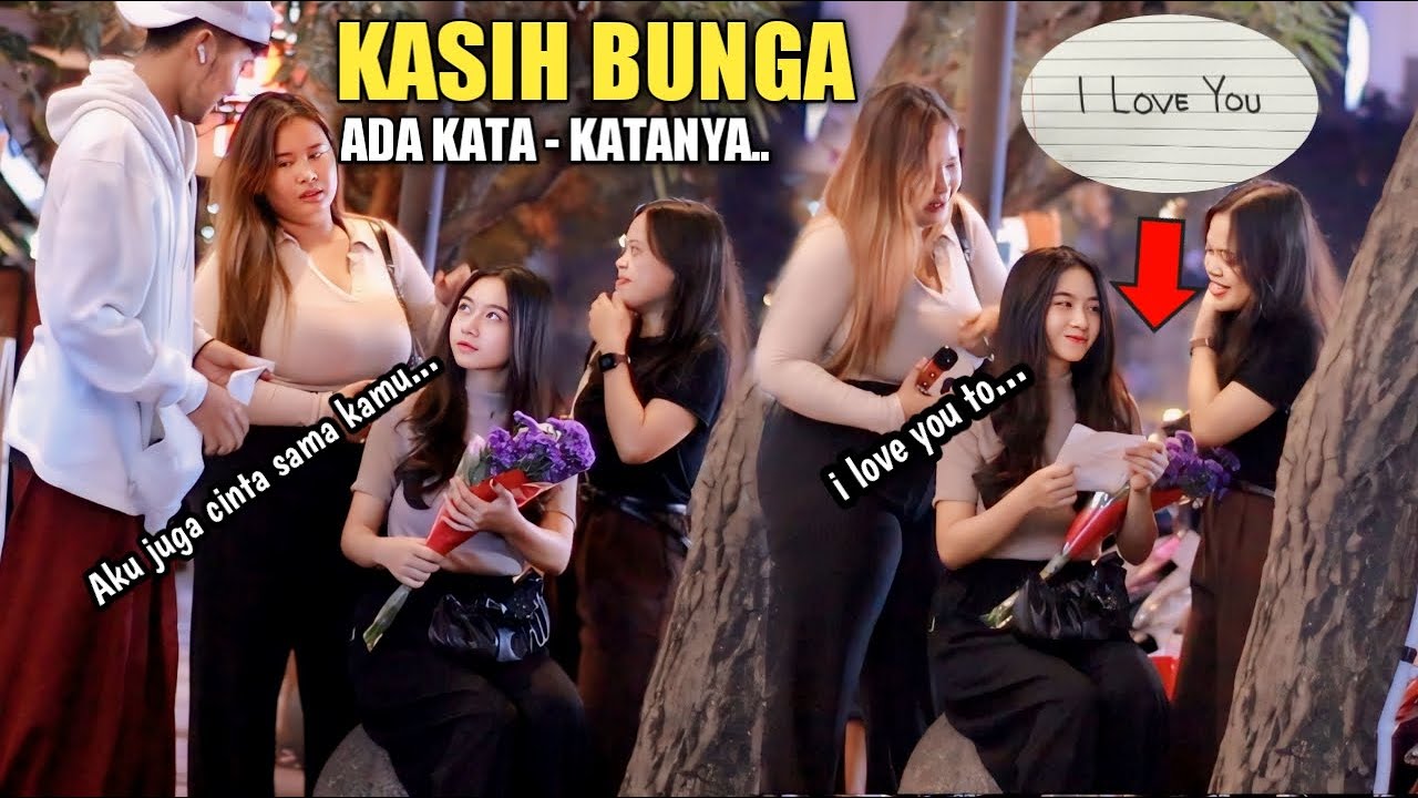 VIRAL!! KASIH BUNGA CANTIK ADA KATA