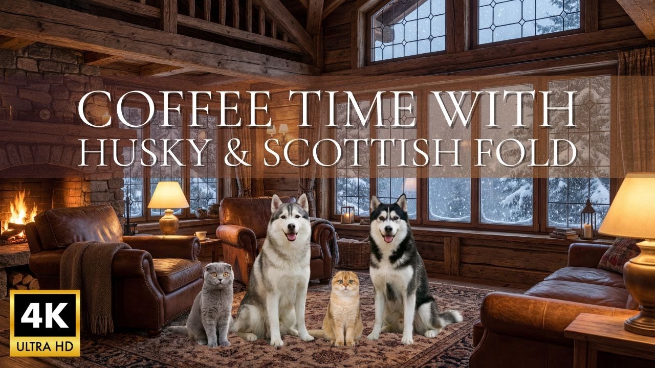 Soft Acoustic Guitar to Unwind & Let Go ☕ Fireplace, Coffee & Quiet Comfort (3 Hours)