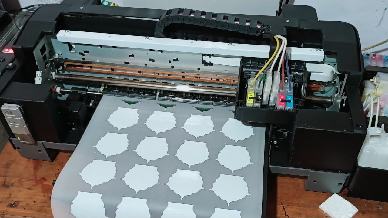 DTF EPSON R1390 MODIF LF. SIAP GEBER DUNIA PERSABLONAN KAOS, TAS, TOPI DLL