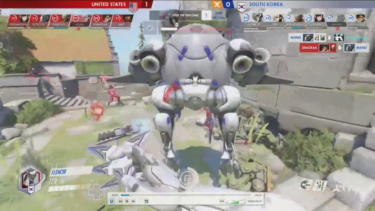 Gunba's Overwatch Analysis: Korea vs USA (Eichenwalde)