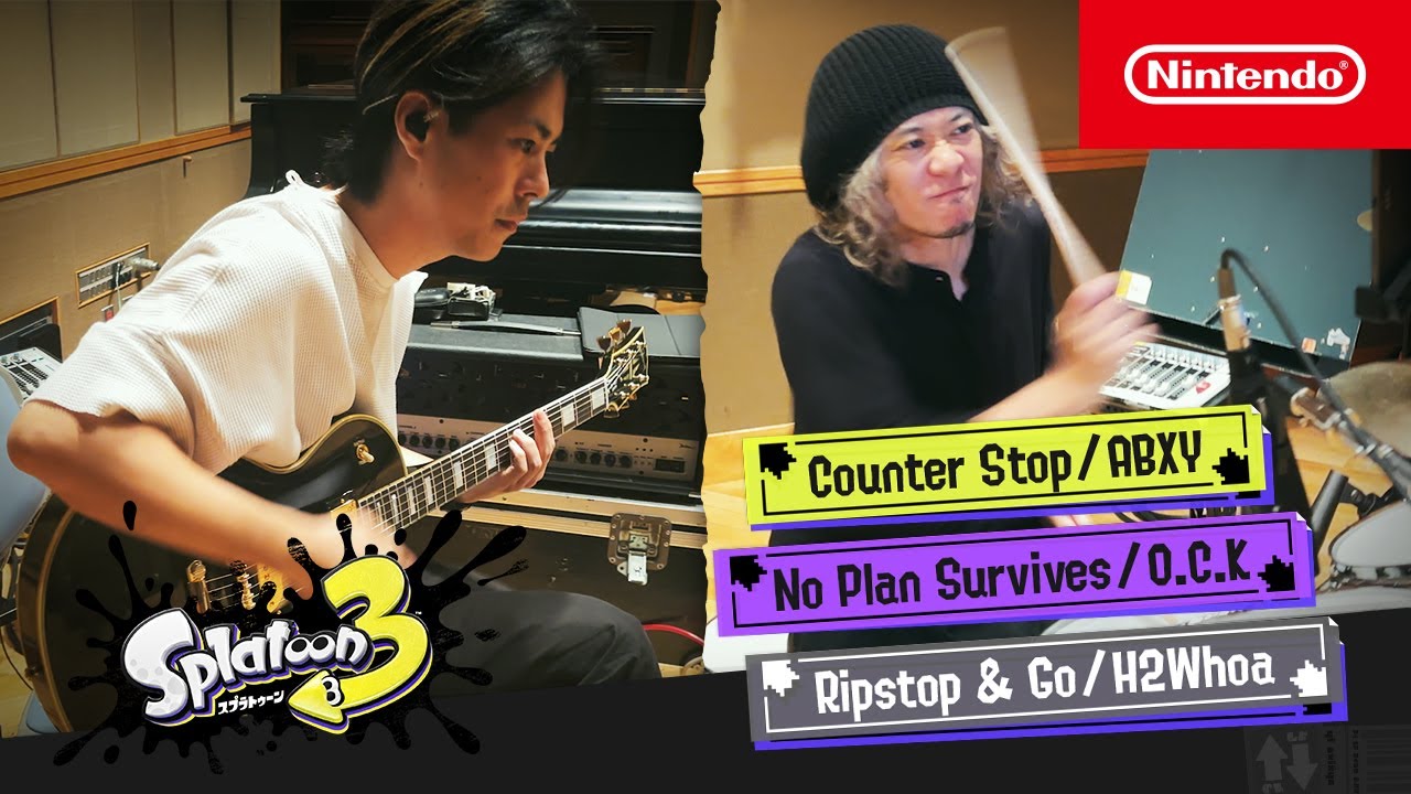 スプラトゥーン3 BGMレコーディング映像7 ABXY 「Counter Stop」他