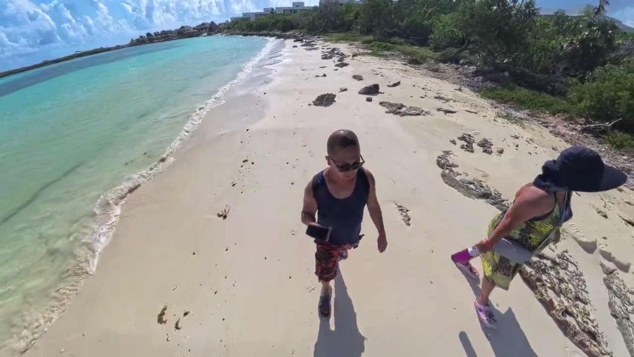 Walking from Iberostar to Playa Pilar beach Part 1