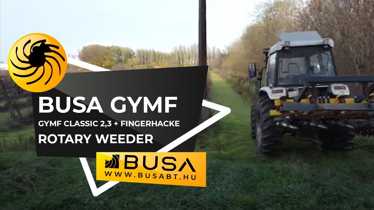 BUSA GYMF Classic 2,3 - with Fingerhacke and levelling bar attachment