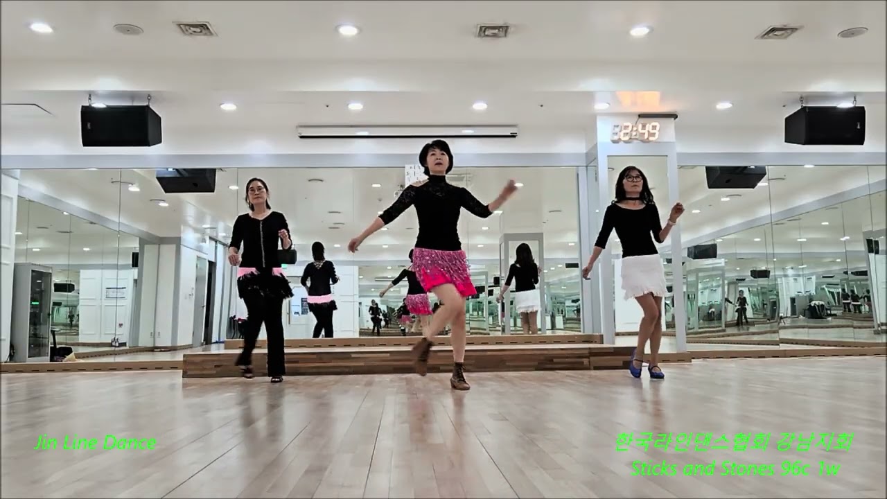 Sticks and Stones -  Jin Line Dance [한국라인댄스협회 강남지회]