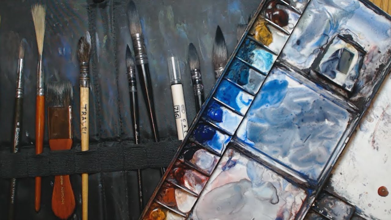What Watercolor Paints, Brushes and Paper to Use?