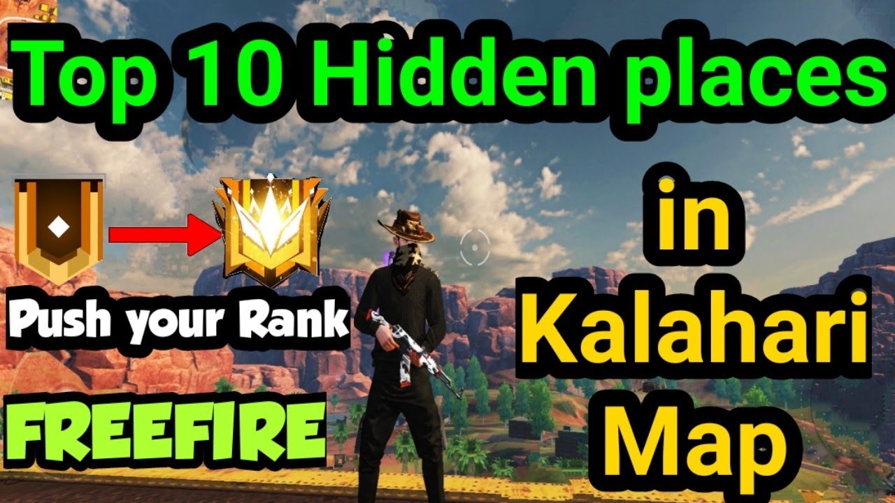 Top 10 Hidden Places in Kalahari Map.||Kalahari Hidden places.||💥