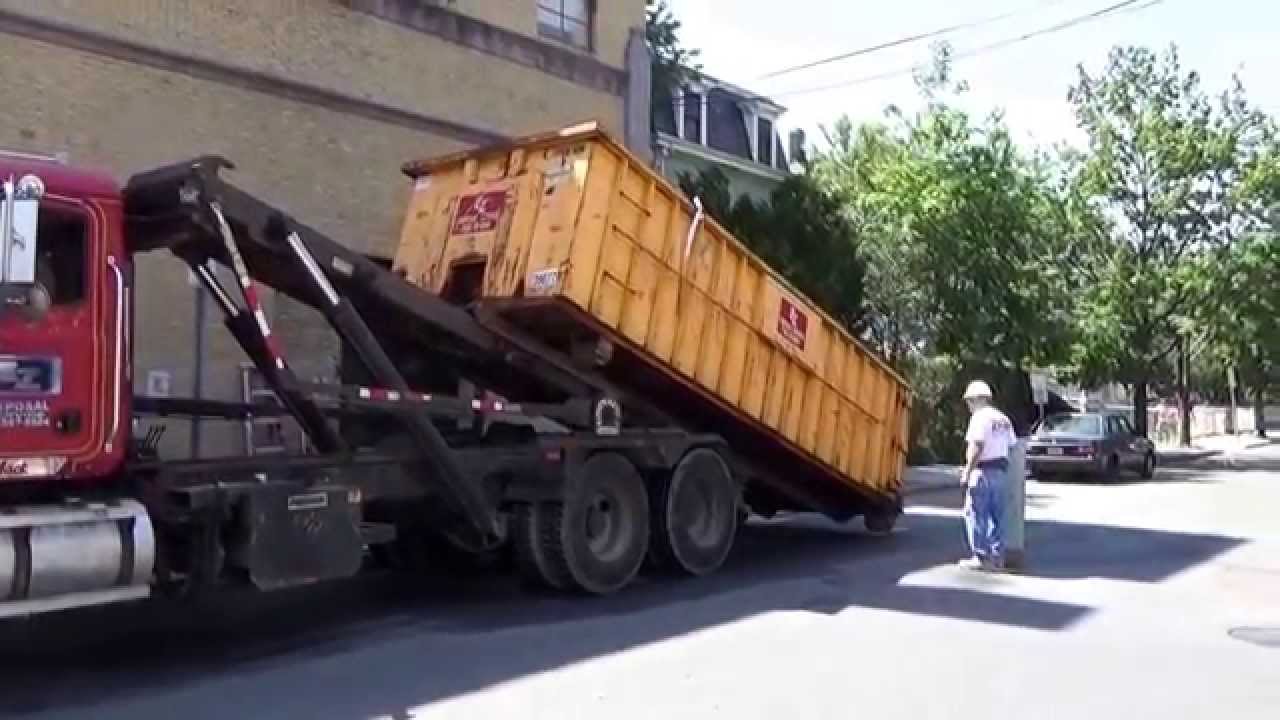 EZ Disposal Service 411 Mack Granite WasteQuip Premier rolloff