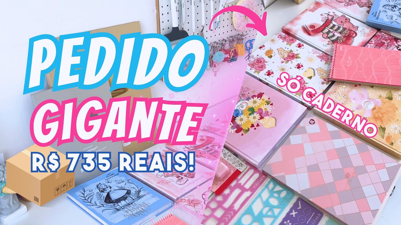 ELA COMPROU TODOS OS CADERNOS DA MORANGUINHO 🍓😍