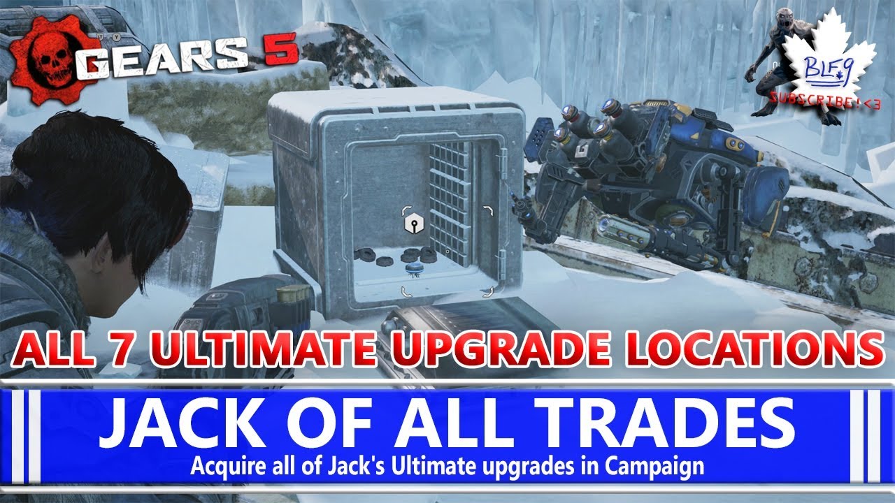 Gears 5 - All 7 Ultimate Upgrade Locations - Jack Of All Trades Achievement