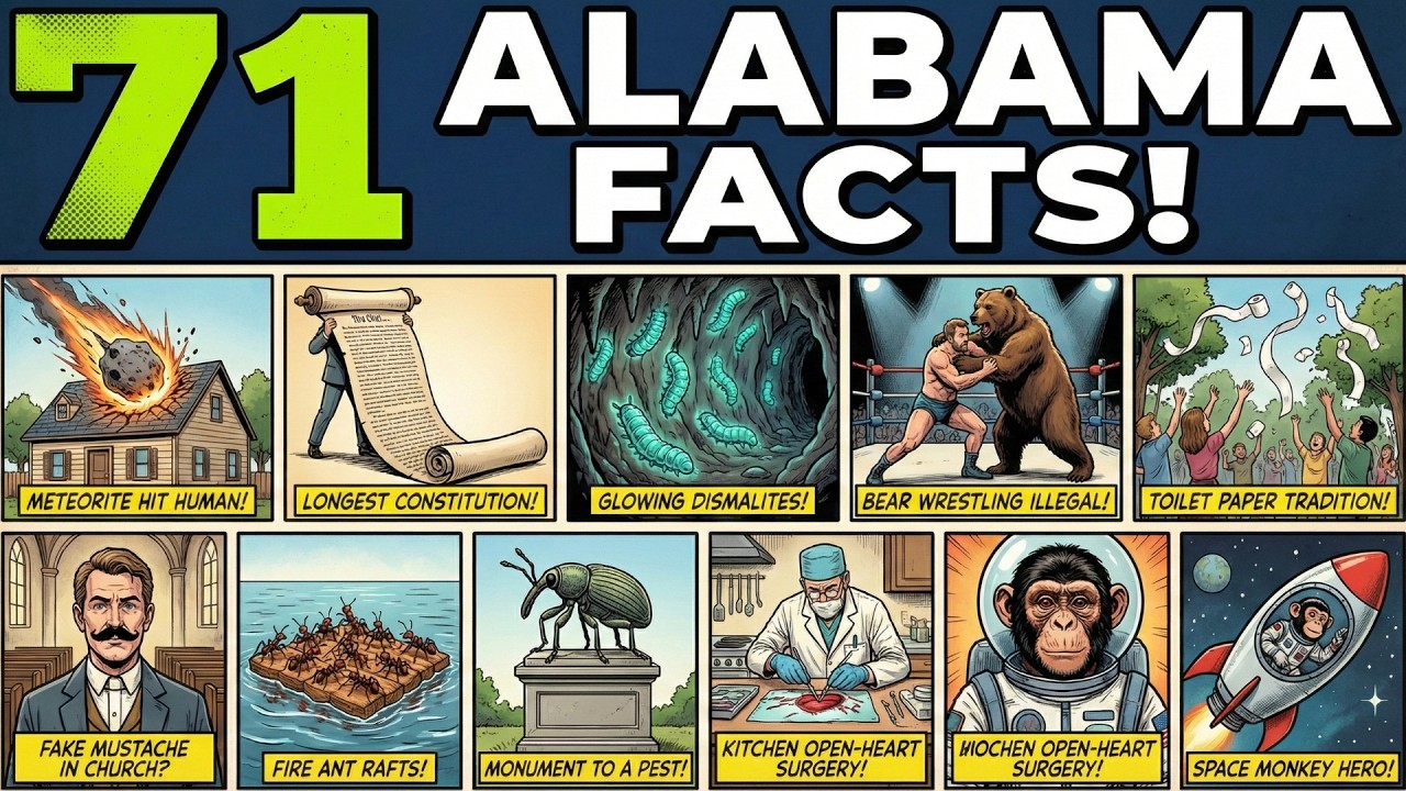 71 Insane Facts From Alabama That Are Somehow True