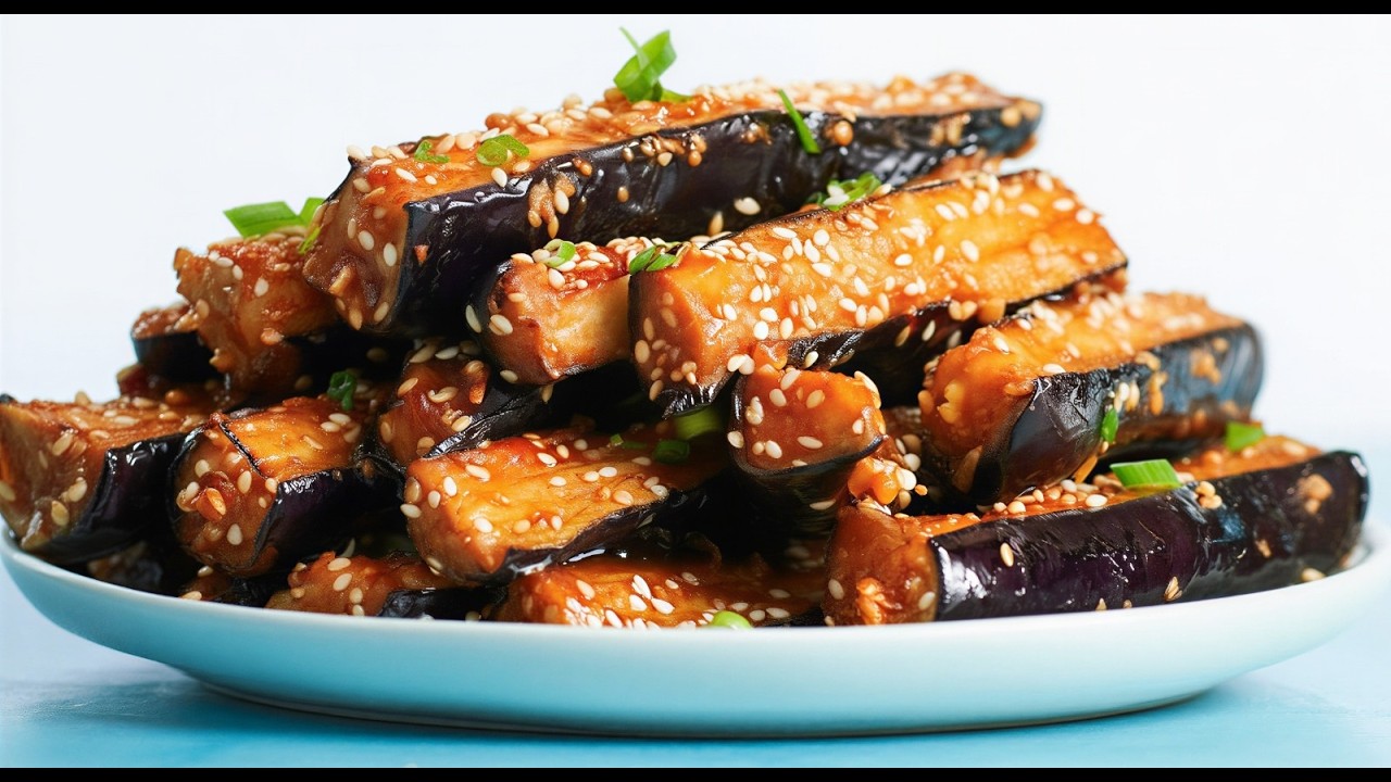 Die Aubergine, die alle verrückt macht! Das beste Auberginenrezept! Knusprige gebackene Auberginen