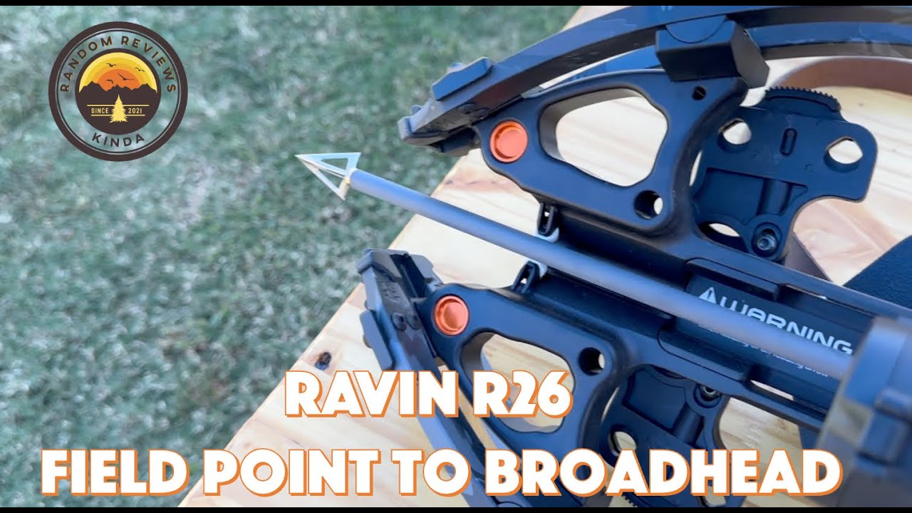 Ravin R26 Broadhead &mdash; полевые испытания. Точка крепления бродхеда.