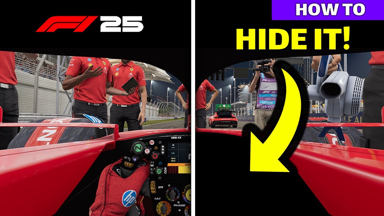 КАК СКРЫТЬ руль в F1 25 на ПК с помощью SimHub Overlays