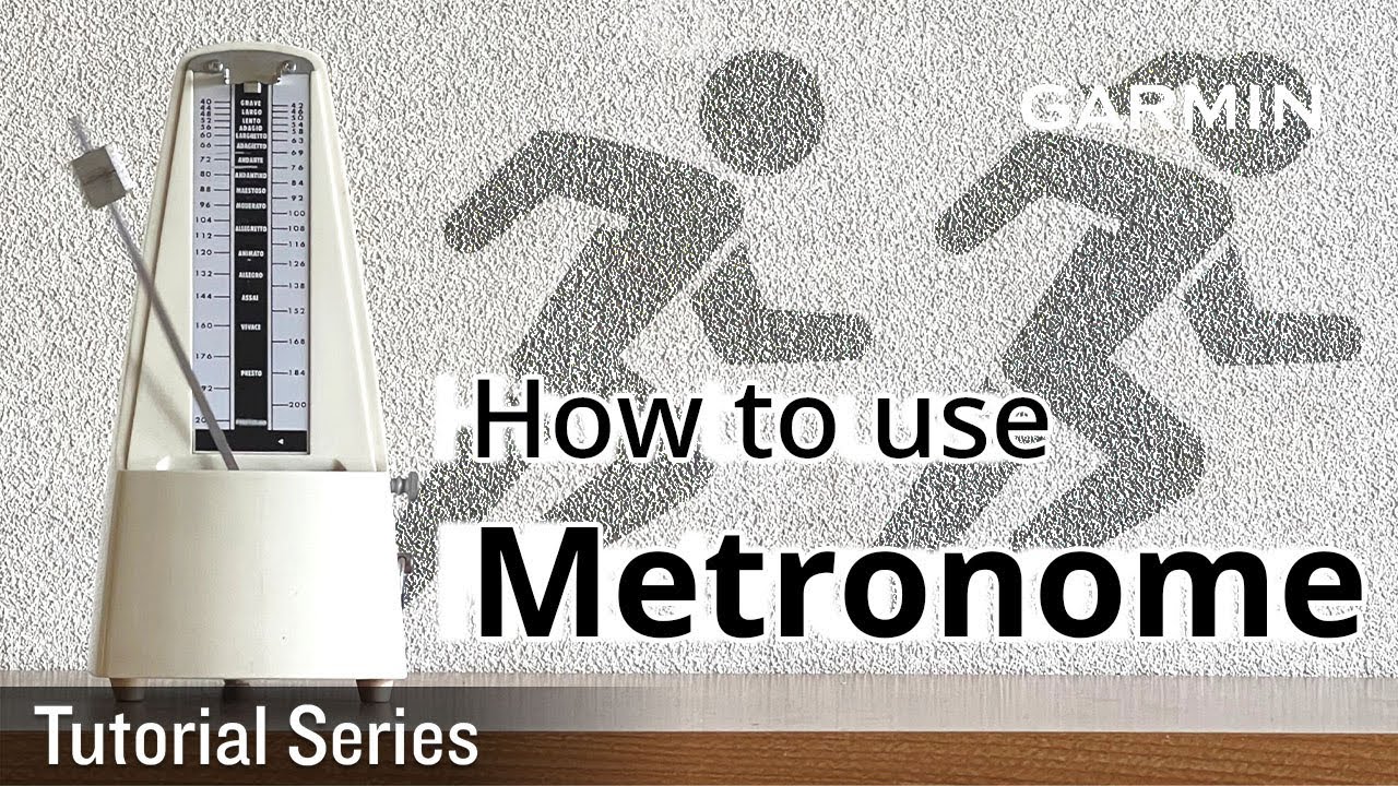 Tutorial &ndash; How to use Metronome | Training with consistent cadence