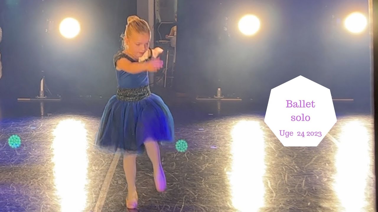6 ÅRIG DANSER BALLET SOLO