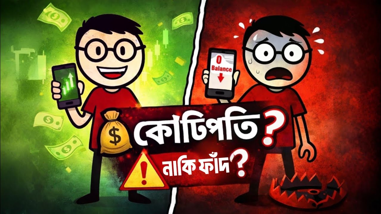 ট্রেডিং করে কোটিপতি? 💰 নাকি VIP ফাঁদ! (আসল সত্য ২০২৬)