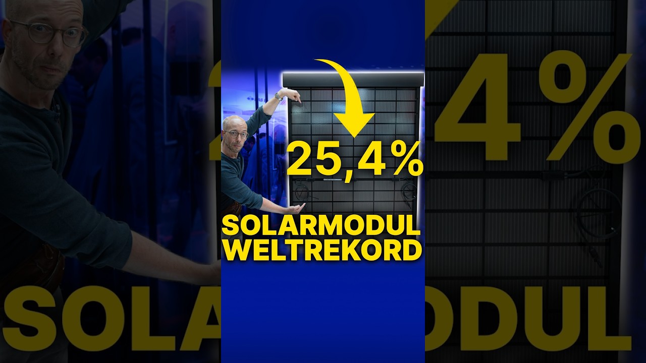 Weltrekord Solarmodul mit Schatten Management von Longi