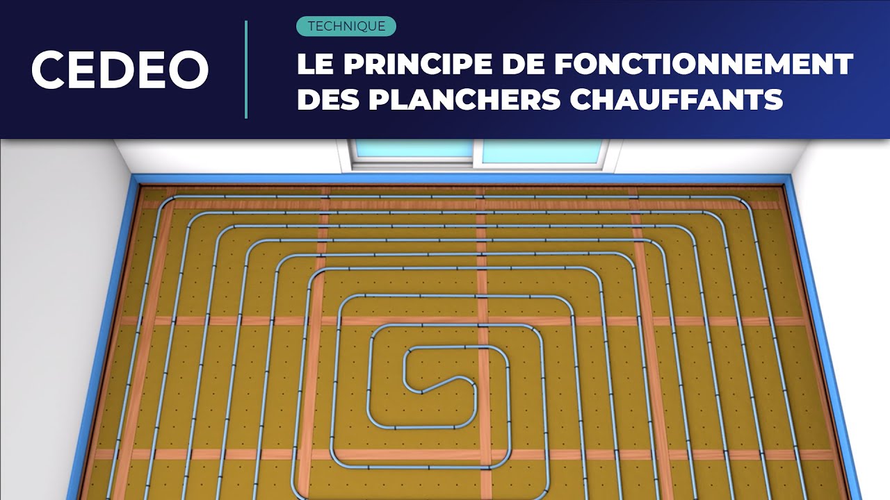 Technique | Le principe de fonctionnement des planchers chauffants