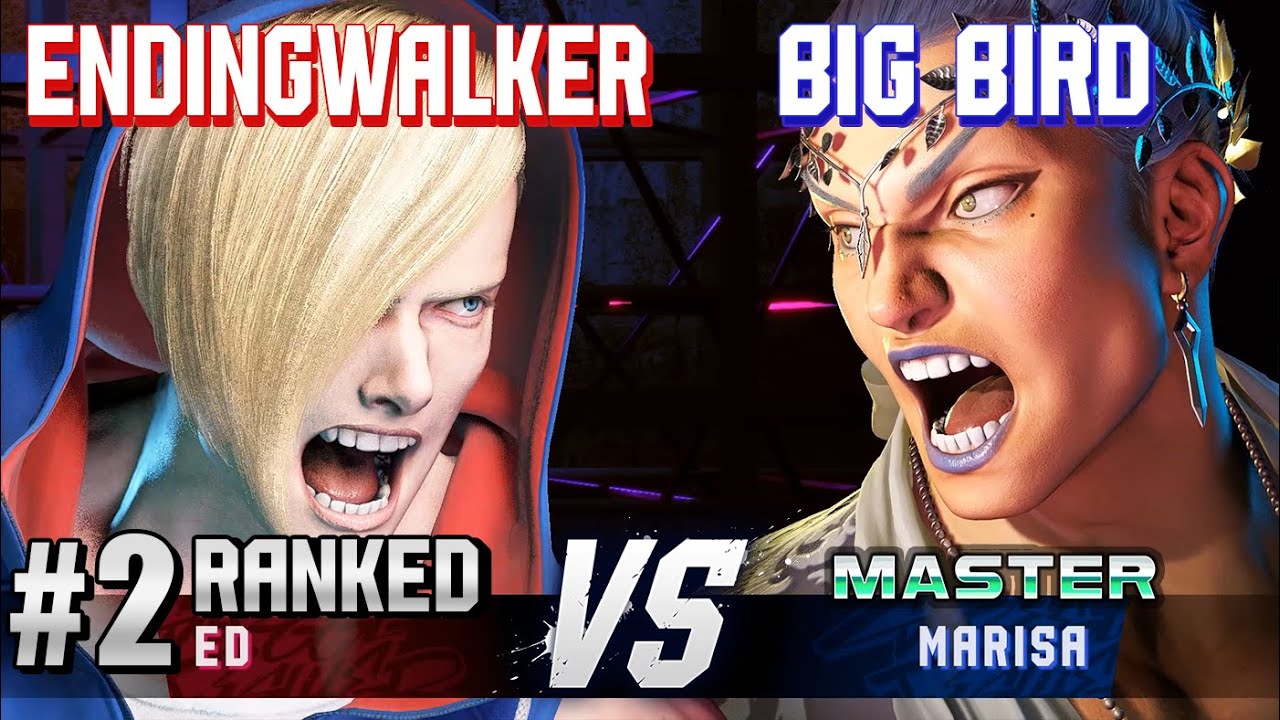 SF6 ▰ ENDINGWALKER (#2 Ranked Ed) vs BIG BIRD (Marisa) ▰ High Level Gameplay