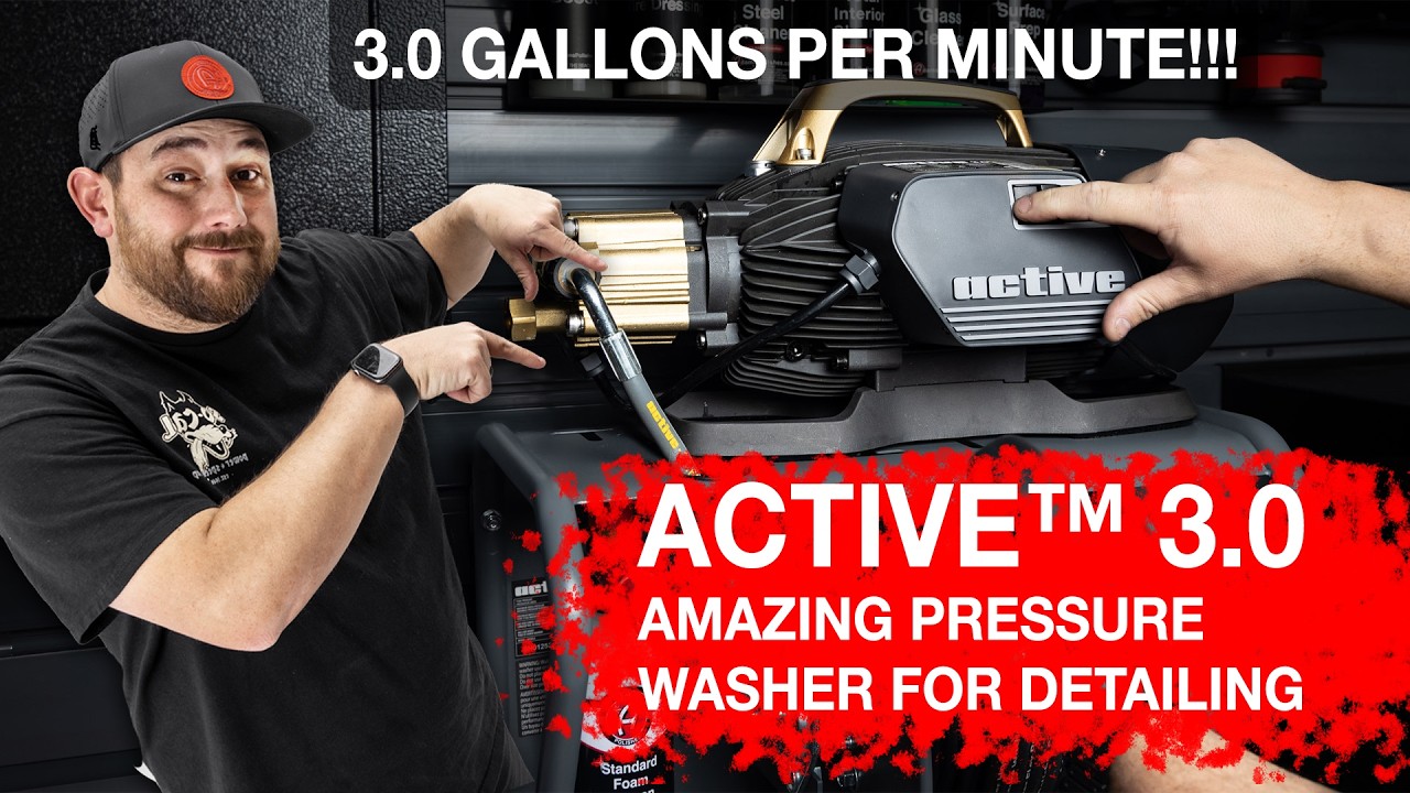 Active 3.0 Pressure Washer | Is This The Best Pressure Washer For Detailing? Watch To Find Out