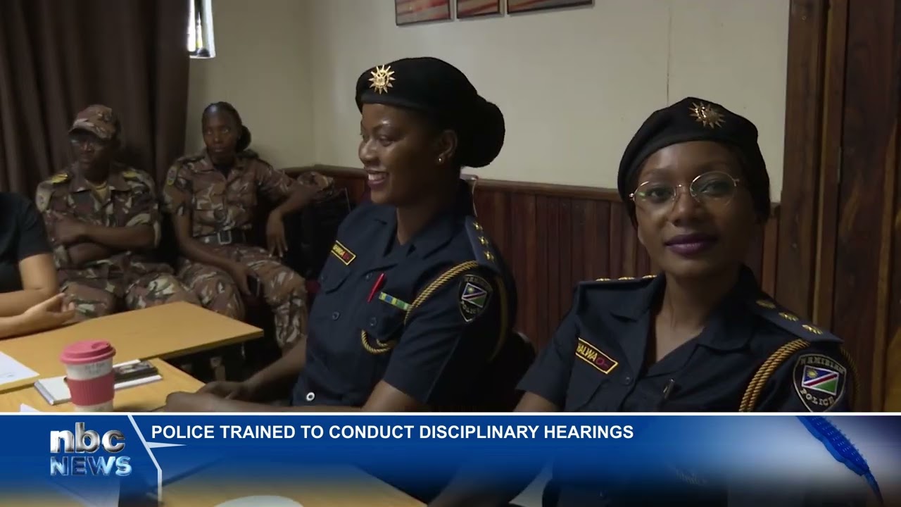 Police trained to conduct disciplinary hearings - nbc