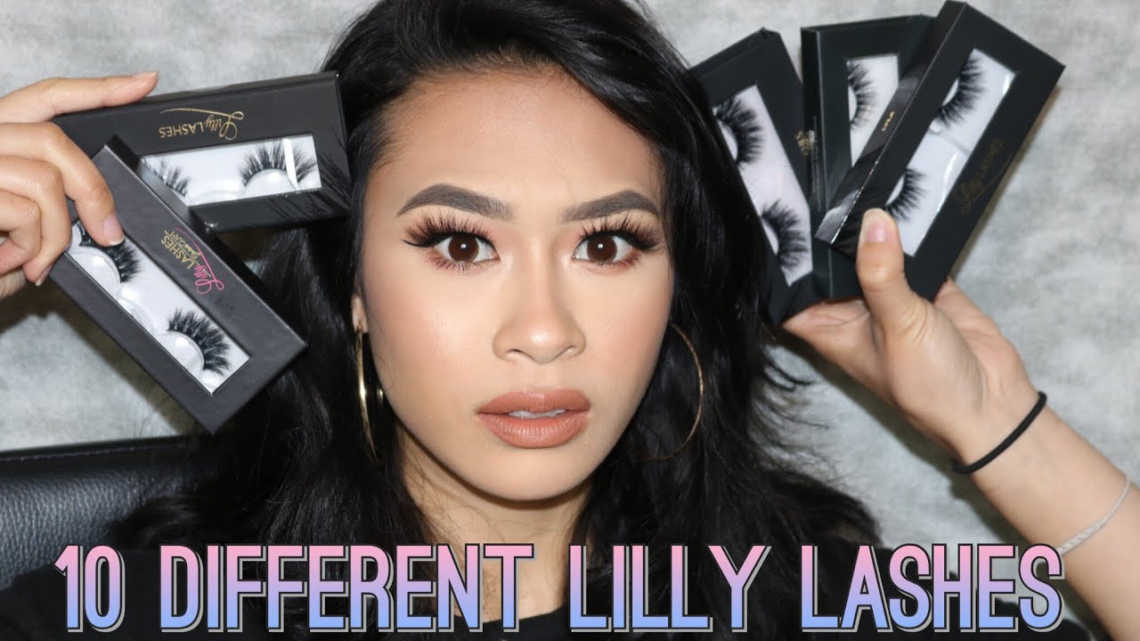 LILLY LASHES TRY ON!