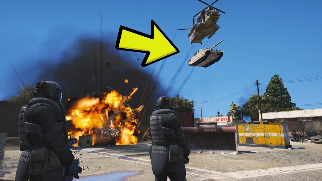 CAN YOU STEAL THE TANK IN THE PALETO BAY HEIST? (Alternative way)
