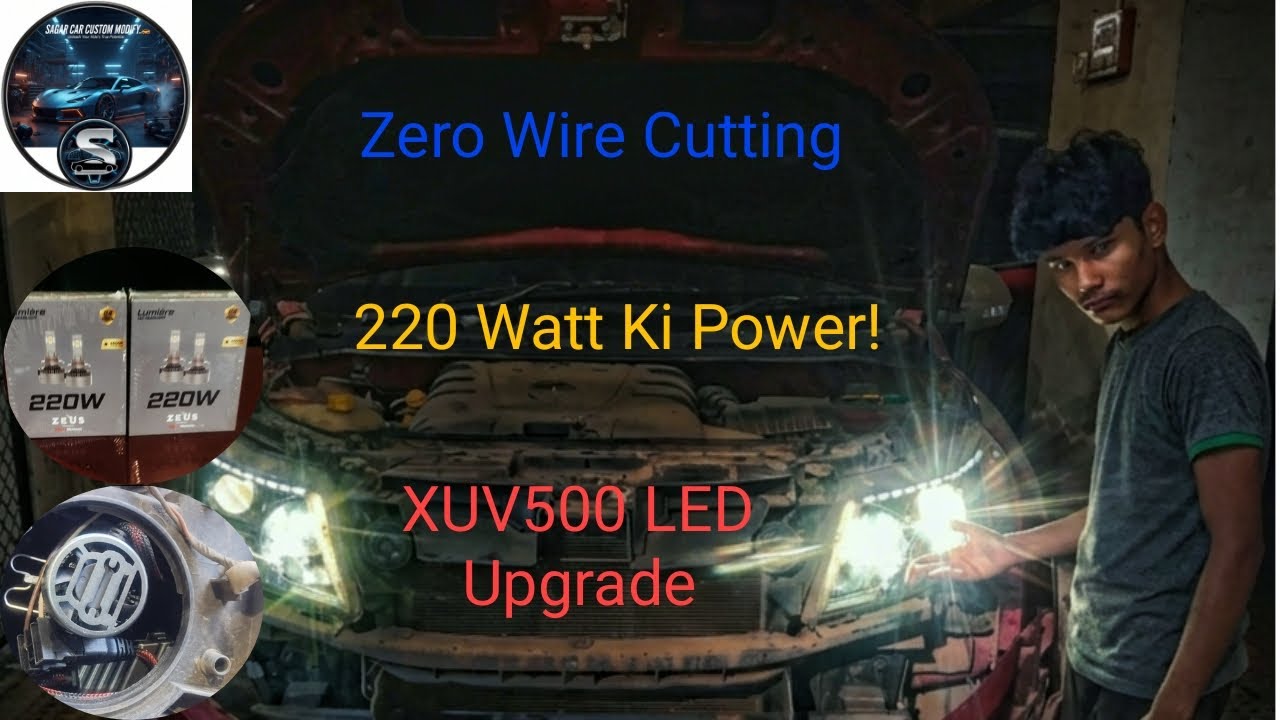 Mahindra XUV500 Mein Lagayi Sabse Powerful BOMB LED | GoMechanic Special 🚗✨