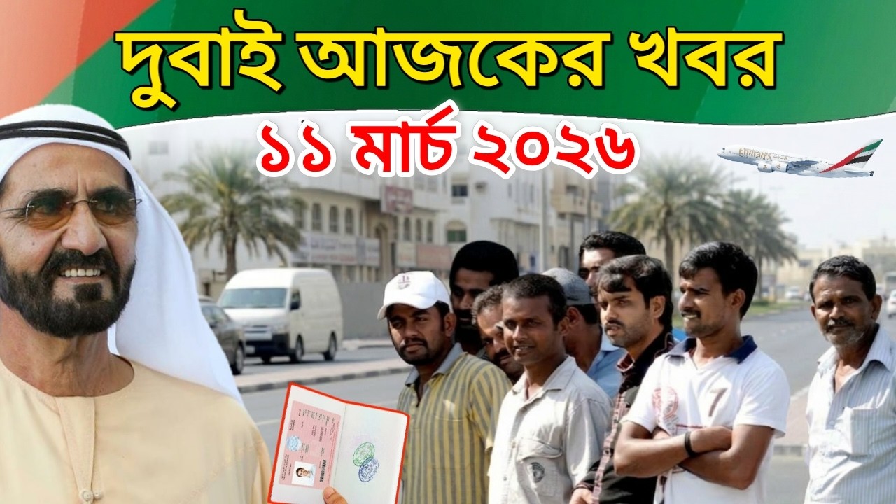 ব্রেকিং: আমিরাতে ঈদের আগে বড় সুখবর ঘোষনা। দুবাই আজকের ৩ টি বড় খবর (১১ মার্চ ২০২৬)