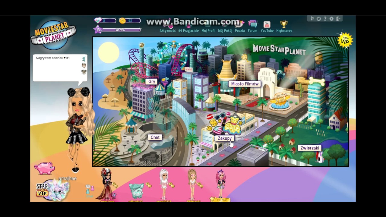 MOVIESTARPLANET #1 rozpoczynamy zabawę! &hearts; Wiktoriaa MSPP