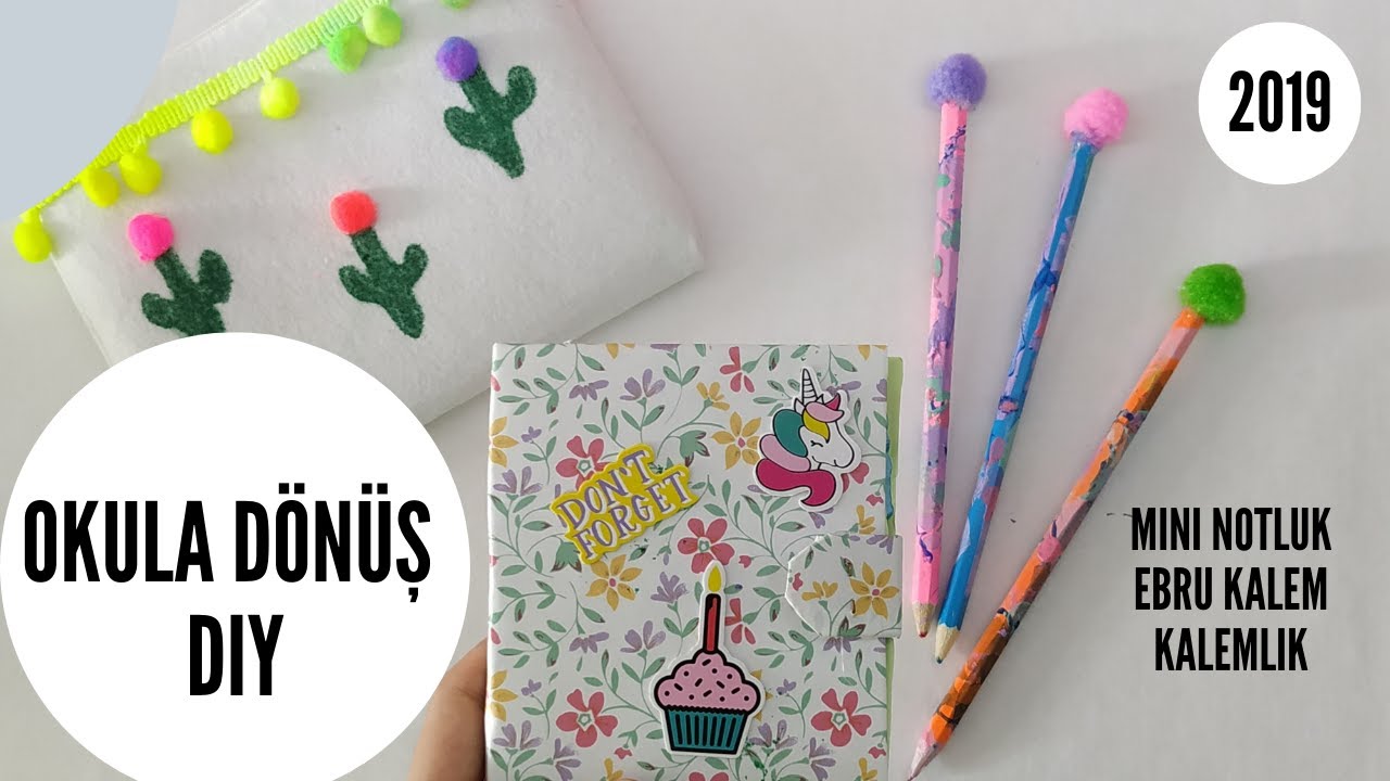 Okula Dönüş Dıy / BACK TO SCHOOL DIY ( ENG SUB) / 2019 /KOLAY / KENDİN YAP