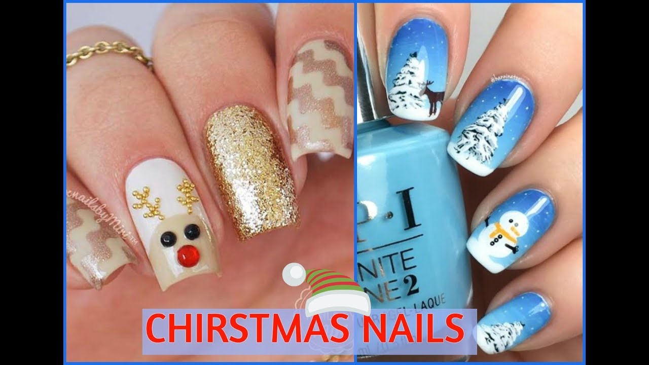 New Nail Art 💅 Nails Christmas 2017 💅 Nails Compilation 2018 - U&ntilde;as para Navidad