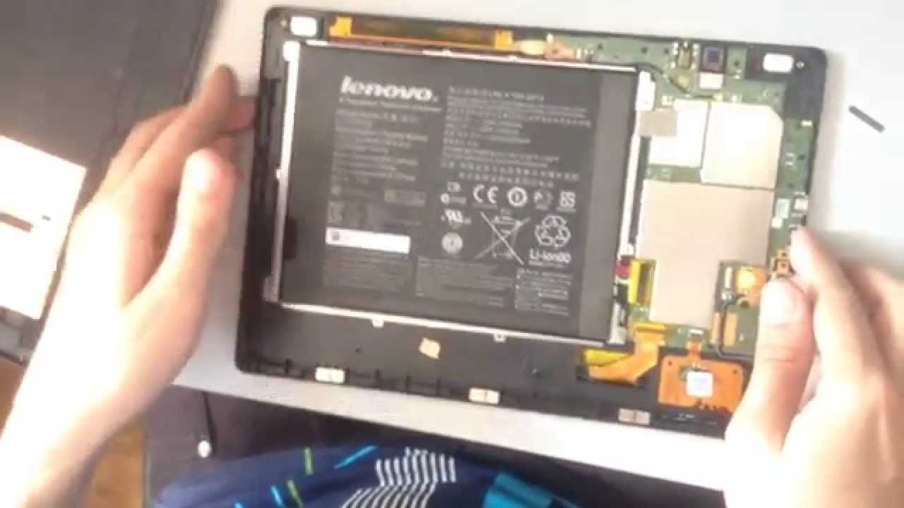 Lenovo S6000-H разборка планшета (как разобрать)
